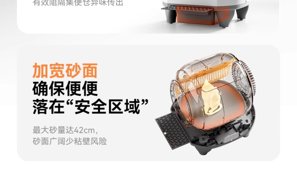 Fully automatic cat litter box, oversized