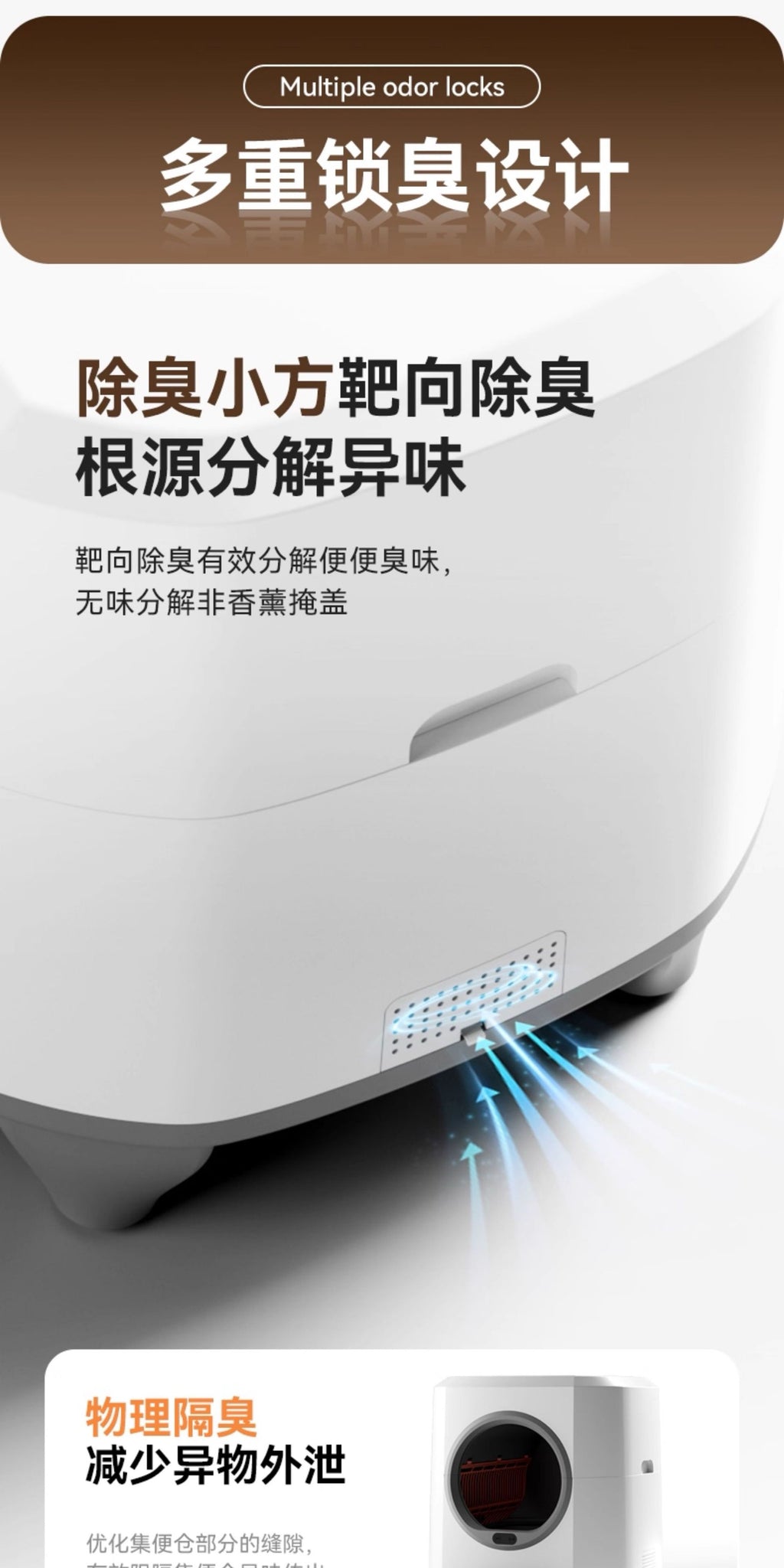 Fully automatic cat litter box, oversized