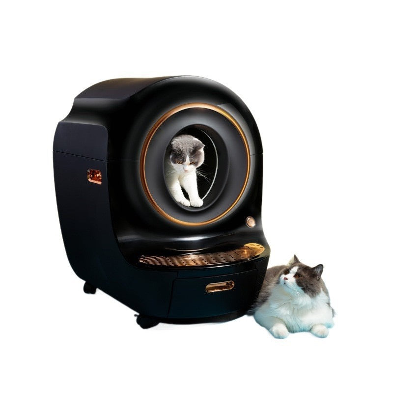 Smart cat litter box enclosed smart cat toilet 81 liters