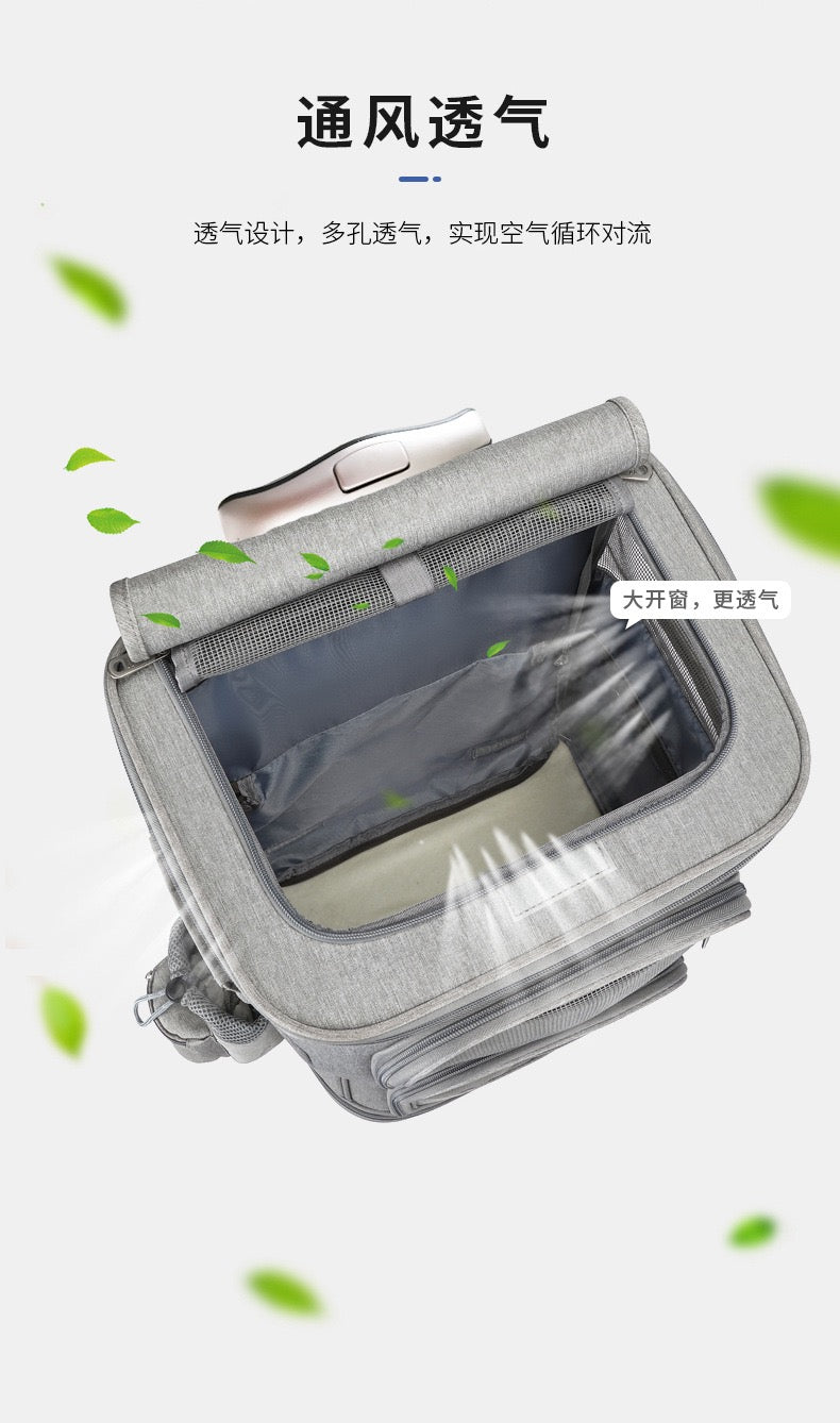 Pet Double layer Trolley Bag