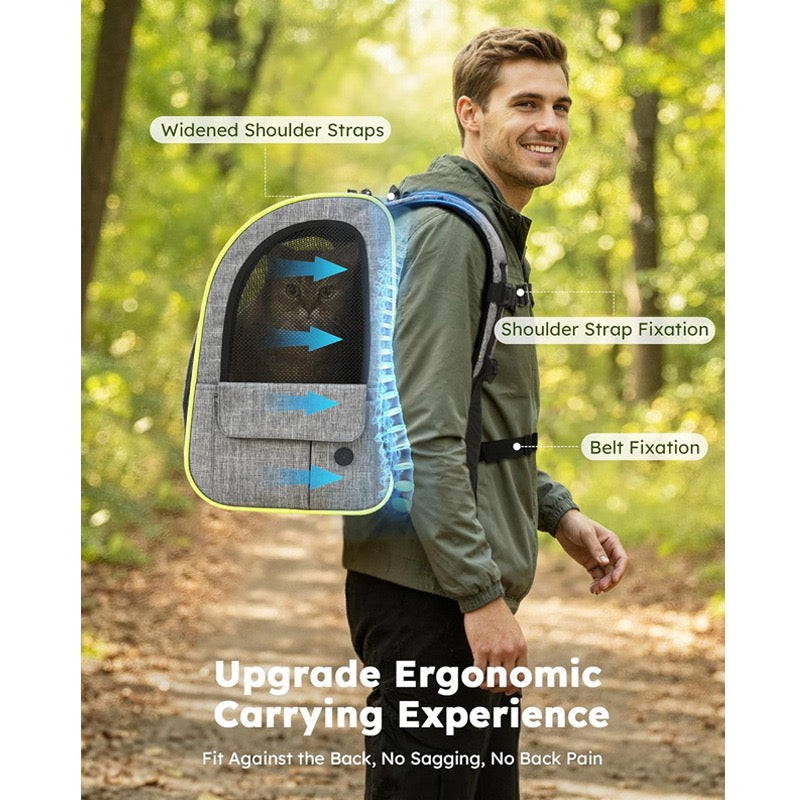 Small dog pet backpack suitable for outdoor travel dog backpack