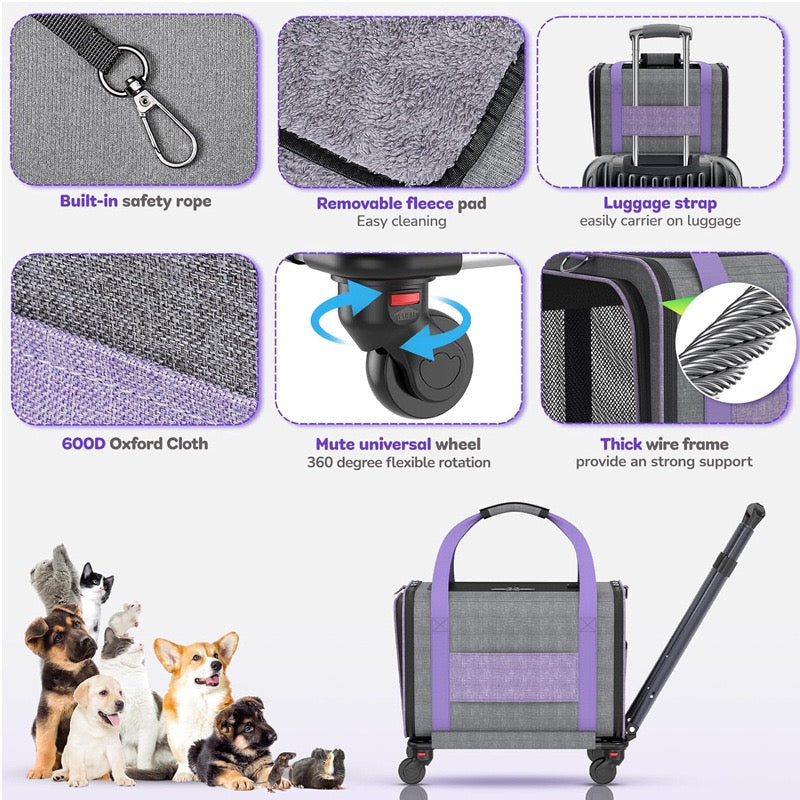Airline approved pet leash