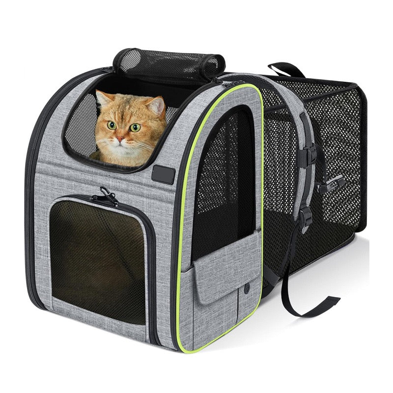Small dog pet backpack suitable for outdoor travel dog backpack