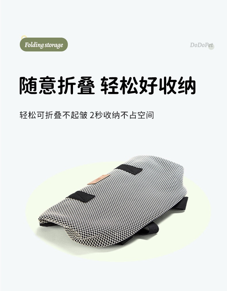 Portable high-end pet dog single shoulder backpack for outdoor use
