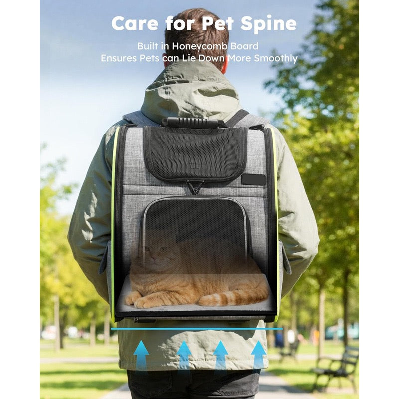 Small dog pet backpack suitable for outdoor travel dog backpack