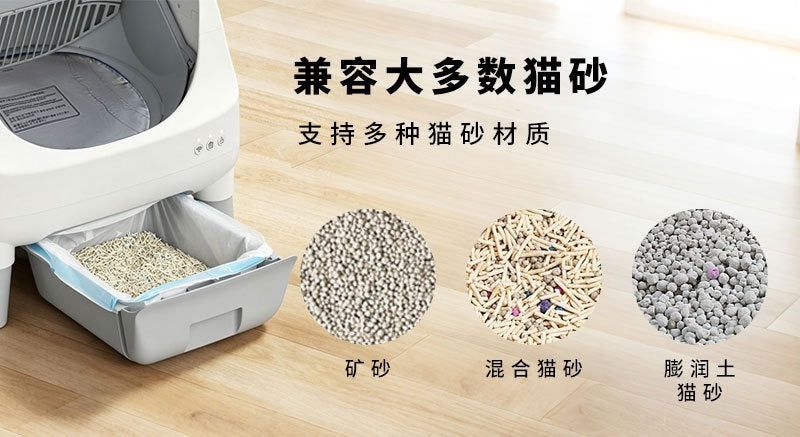 Kittens can have an automatic litter box